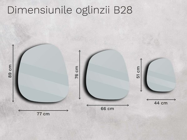 Oglindă bronzată Base B28