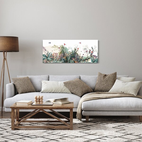 Tablou - Peisaj natural, acvariu (120x50 cm)