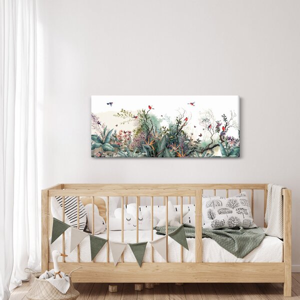 Tablou - Peisaj natural, acvariu (120x50 cm)