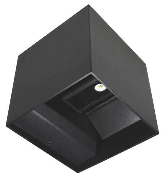 Aplică LED de exterior KREON 2xLED/3W/230V IP54 4000K negru