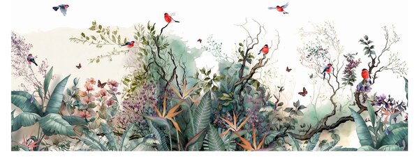 Tablou - Peisaj natural, acvariu (120x50 cm)