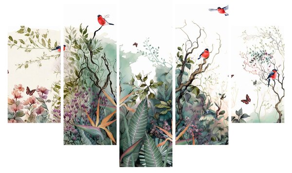 Tablou - Peisaj natural, acvariu (150x105 cm)