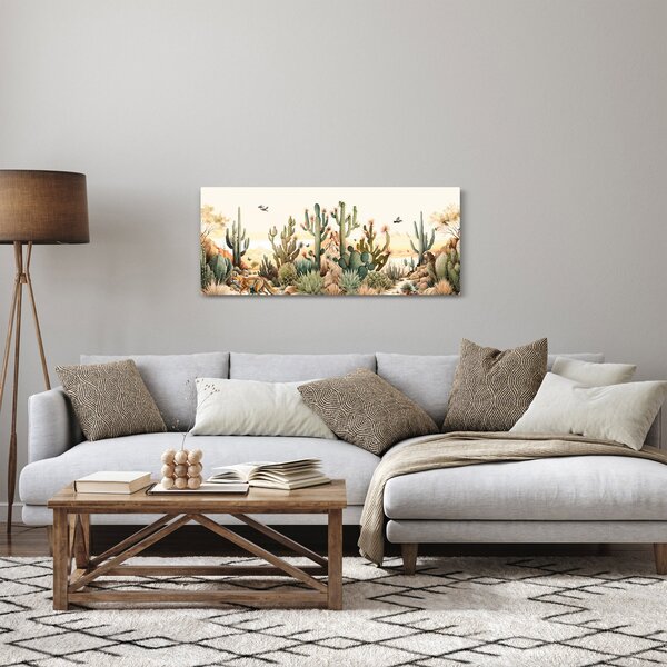 Tablou - Deșert, acvariu (120x50 cm)
