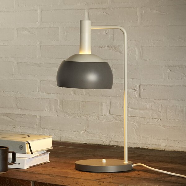 Louis Poulsen Lampă de masă FJ Elements, gri, 45 cm, E14, Gri, Camera de zi / sufragerie, Aluminiu, Modern