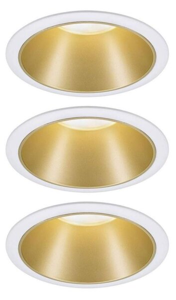 Paulmann 93406 - Set 3x LED 6,5W IP44, luminar baie COLE, dimabil, 230V
