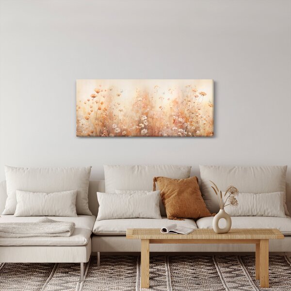 Tablou - Model de flori sălbatice (120x50 cm)