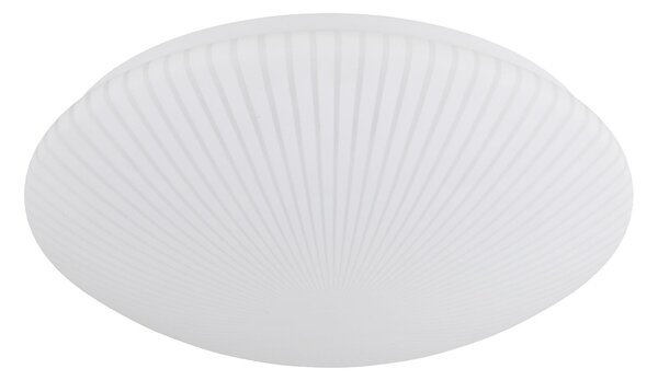 Searchlight Plafonieră LED Malta, Ø 39 cm, alb, acril, CCT, Alb, Camera de zi / sufragerie, Plastic