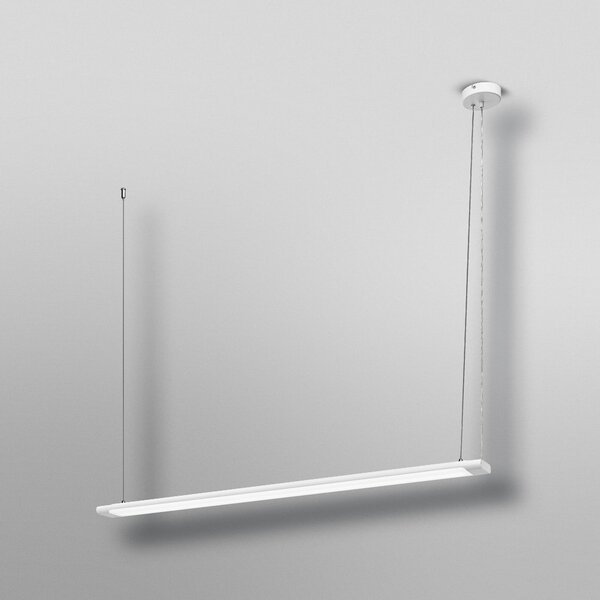 OSRAM Lampă suspendată LED Office line Slab albă 4.000 K dimabil, reglabil, Alb, Studiu / Birou, Aluminiu, Modern