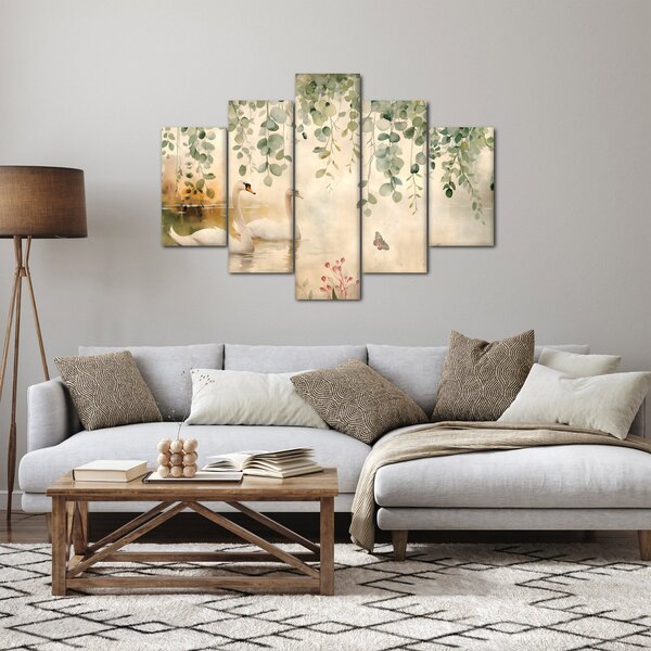 Tablou - Lac, acvariu (150x105 cm)
