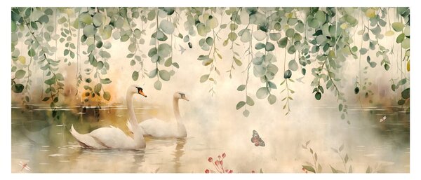 Tablou - Lac, acvariu (120x50 cm)