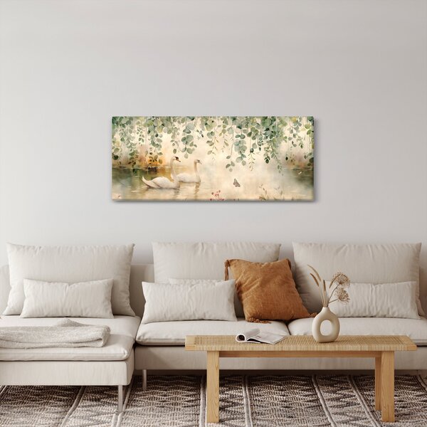 Tablou - Lac, acvariu (120x50 cm)