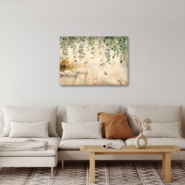 Tablou - Lac, acvariu (70x50 cm)
