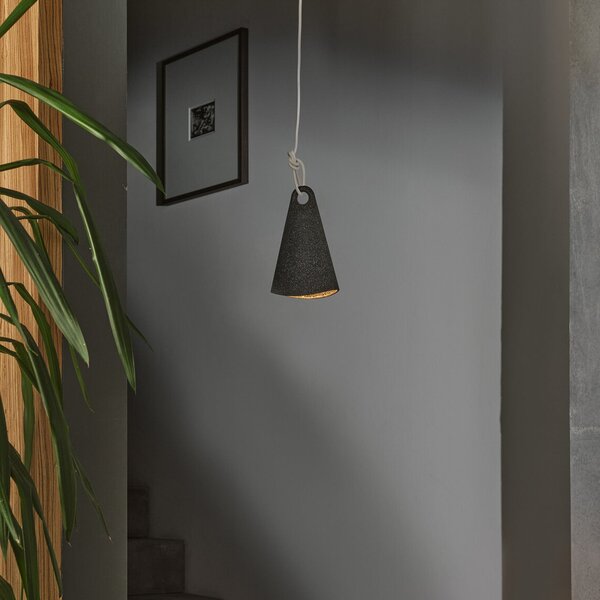 OSRAM Lampă suspendată Decor Bell, plastic reciclat, E27,, reglabil, Negru, Camera de zi / sufragerie, Metal, Modern