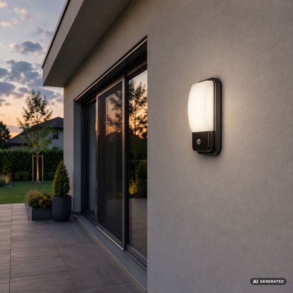 Rabalux 77233 - Aplica LED de exterior cu senzor MATZEN 20W/230V IP65