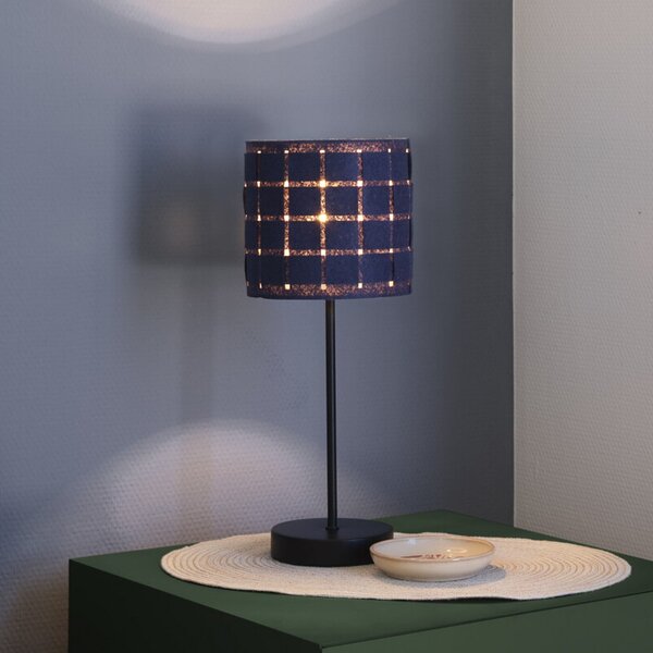 OSRAM Lampa de masă Decor Felt Weaving Stand, gri, pâslă, E14, Gri, Camera de zi / sufragerie, Țesătură / Textil