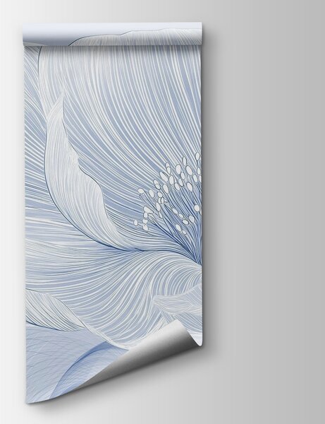 Fototapet Delicate florale linie art design, Fototapet natură, Fototapet populare, w02511v1 - Tapeko.ro