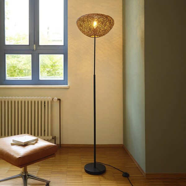 OSRAM Lampadar Decor Paper Drop, hârtie, bej, E27, Bej, Camera de zi / sufragerie, Hârtie / Carton, Casă de țară / Rustic