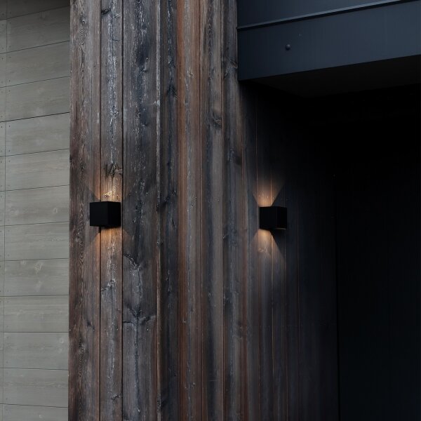 Ideal Lux - Aplica de perete pentru exterior ATOM LED/12W/230V CRI 90 IP54 maro