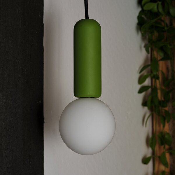 OSRAM Lampă suspendată Decor Concrete Mic, verde, beton, G9, reglabil, Verde, Camera de zi / sufragerie, Beton, Modern