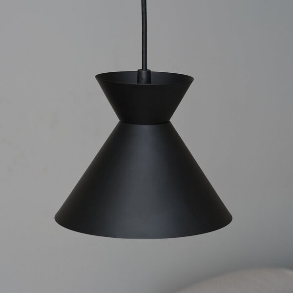 OSRAM Lampă suspendată Decor Waist, oțel, negru, E27, reglabil, Negru, Camera de zi / sufragerie, Metal, Modern