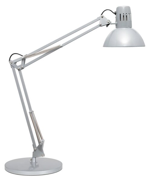 Maul Lampa de birou cu LED MAULstudy, culoare argintiu, 49 cm, E27, Metalic, Studiu / Birou, Metal