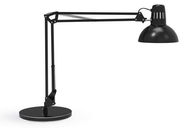 Maul Lampa de birou cu LED MAULstudy, negru, oțel, 49 cm, E27, Negru, Studiu / Birou, Metal