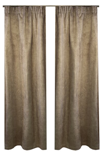 Set draperii Velaria Terra crem, 2x285x255 cm