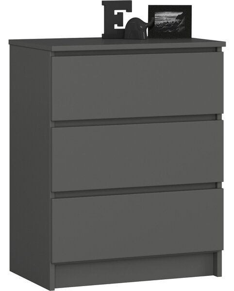 Comodă cu sertare Kalista II (grafit). Promo -16%. 1152086