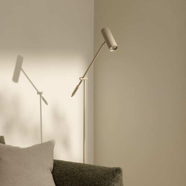 Globen Lighting lampadar Hubble READ, bej, metal, Bej, Camera de zi / sufragerie, Metal, Scandinavă, Umbrelă în picioare