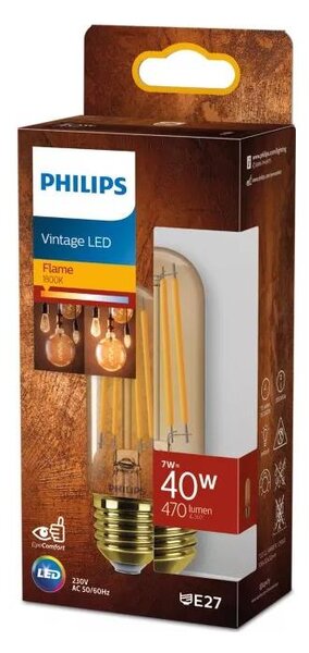 Bec LED Philips Vintage T32 E27/7W/230V 1800K
