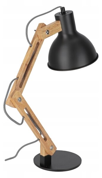 Lampă de masă, 1x E27, 40W, 230V, neagră