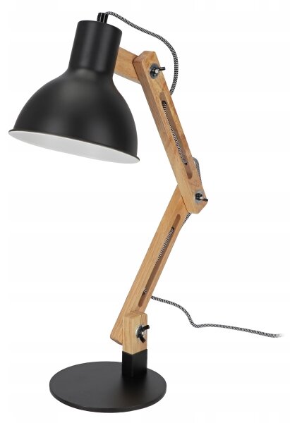Lampă de masă, 1x E27, 40W, 230V, neagră