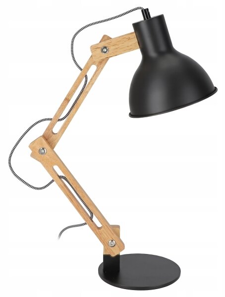 Lampă de masă, 1x E27, 40W, 230V, neagră