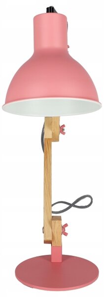 Lampă de masă 1 x E27, 40 W, 230 V, roz