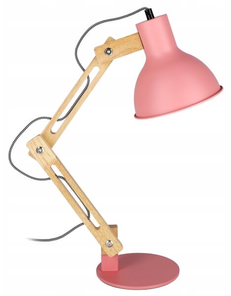 Lampă de masă 1 x E27, 40 W, 230 V, roz
