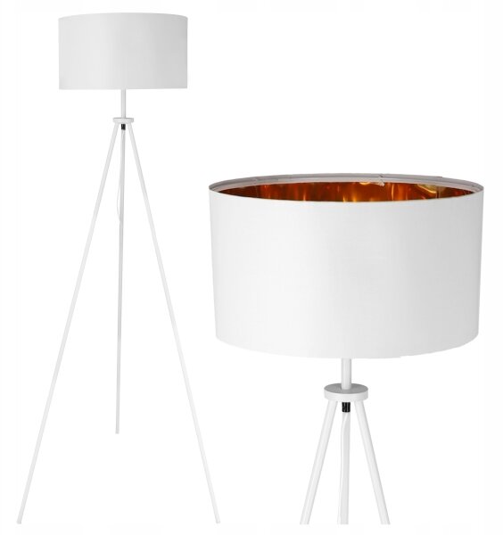 Lampă de podea albă 1xE27/40W/230V