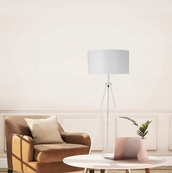 Lampă de podea albă 1xE27/40W/230V