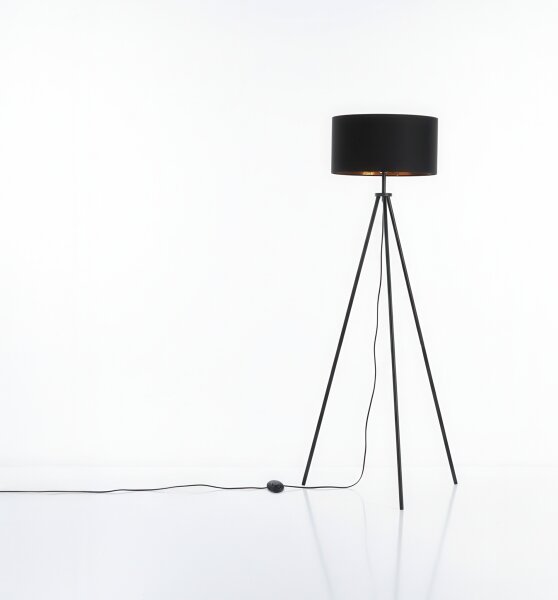 Lampadar 1xE27/40W/230V negru