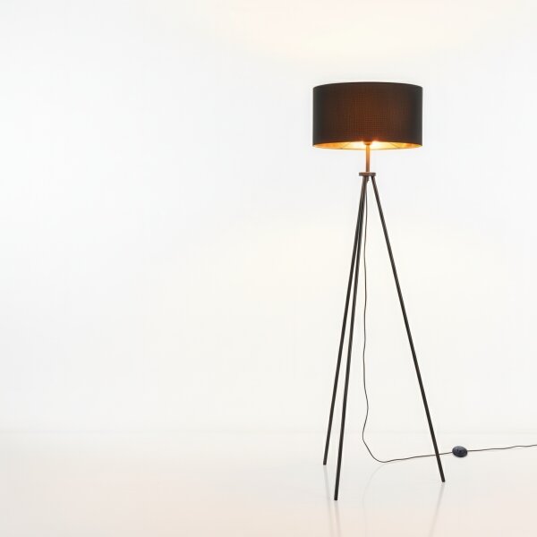 Lampadar 1xE27/40W/230V negru