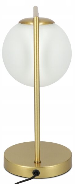 Lampă de masă 1x E27, 40 W, 230 V, auriu/alb