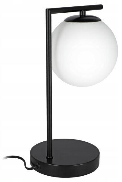 Lampă de masă 1xE27/40W/230V neagră/albă
