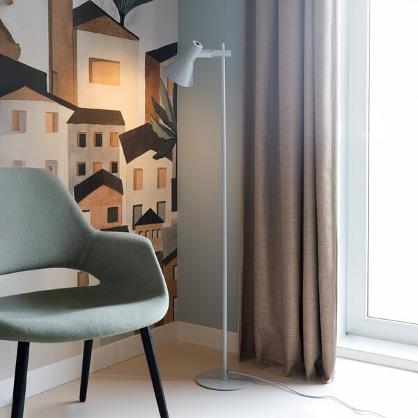 IT´S ABOUT ROMI IT'S Lampadar Stavanger, gri deschis, înălțime 146 cm, Gri, Camera de zi / sufragerie, Metal, Scandinavă