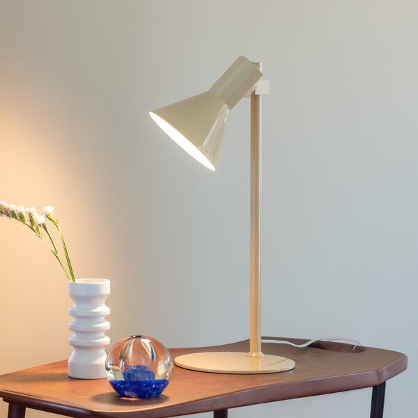 IT´S ABOUT ROMI IT'S Lampă de masă Stavanger, bej, înălțime 51 cm, Bej, Studiu / Birou, Metal, Scandinavă