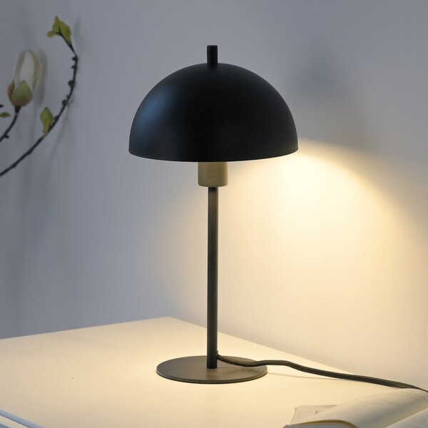 Schöner Wohnen Lampă de masă Ali, negru, fier, E14, Negru, Camera de zi / sufragerie, Metal, Scandinavă