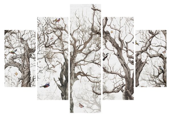 Tablou - Model de pădure, desen (150x105 cm)