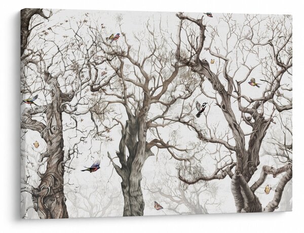 Tablou - Model de pădure, desen (70x50 cm)
