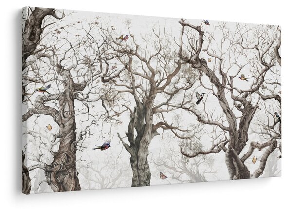 Tablou - Model de pădure, desen (90x60 cm)