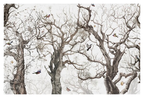 Tablou - Model de pădure, desen (90x60 cm)