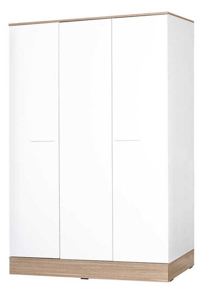 Dulap Haine Adore Base, 3 usi, Alb, 120x197x52 cm