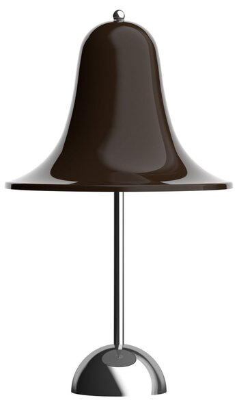 Verpan Lampa de masă cu baterie LED VERPAN Pantop, maro, înălțime 30 cm, IP44, reglabil, Maro / Rugină, Camera de zi / sufragerie, Plastic, Design